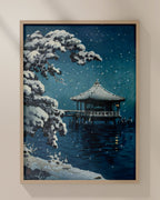 Snow at Ukimido by Tsuchiya Koitsu