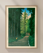 Road to Nikko by Kawase Hasui