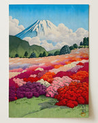 Mt Fuji from an Azalea Garden