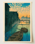 Morning at Onegishi By Kawase Hasui