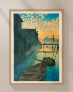 Morning at Onegishi By Kawase Hasui