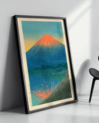 Lake Yamanaka and Mt.Fuji by Kawase Hasui