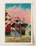 Kiyomizu Hall Ueno by Kawase Hasui