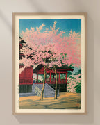 Kiyomizu Hall Ueno by Kawase Hasui