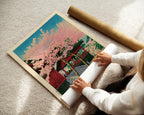 Kiyomizu Hall Ueno by Kawase Hasui