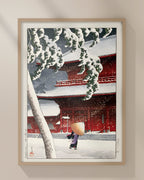 Geisha in the Snow Storm Kawase Hasui