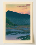 Chichibu In The Evening by Kawase Hasui