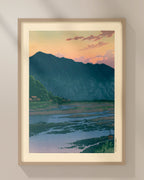 Chichibu In The Evening by Kawase Hasui