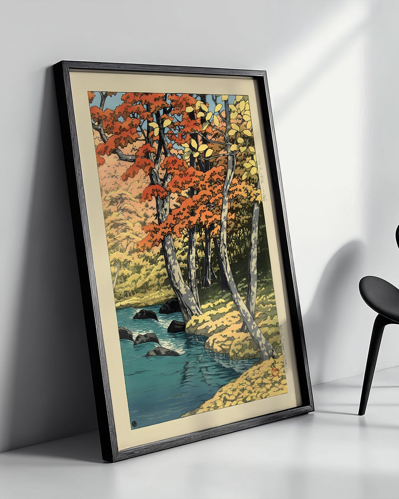 Autumn in Oirase by Kawase Hasui