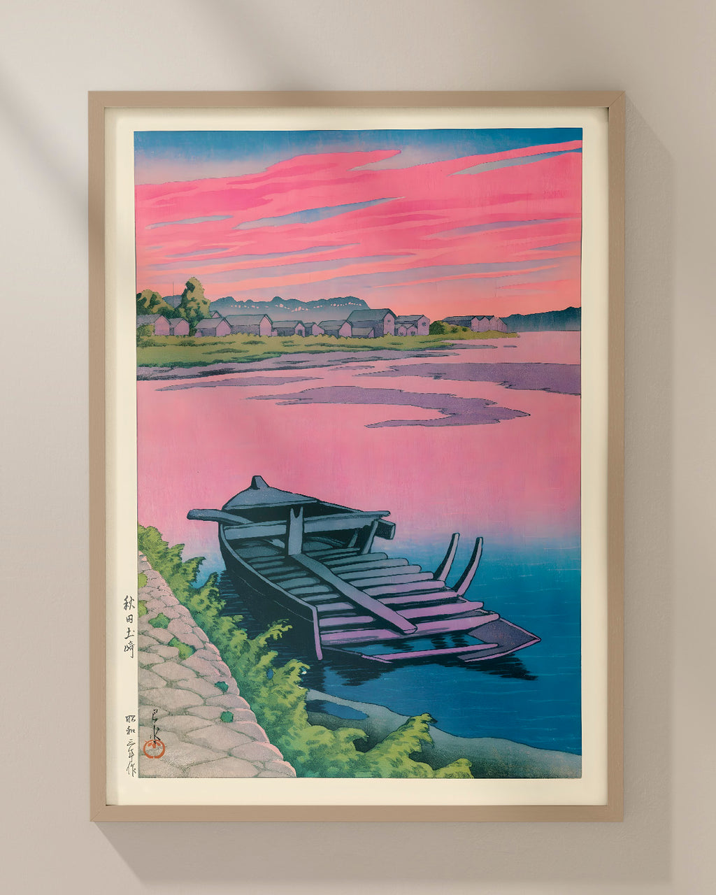Akita Tsuchizaki by Kawase Hasui