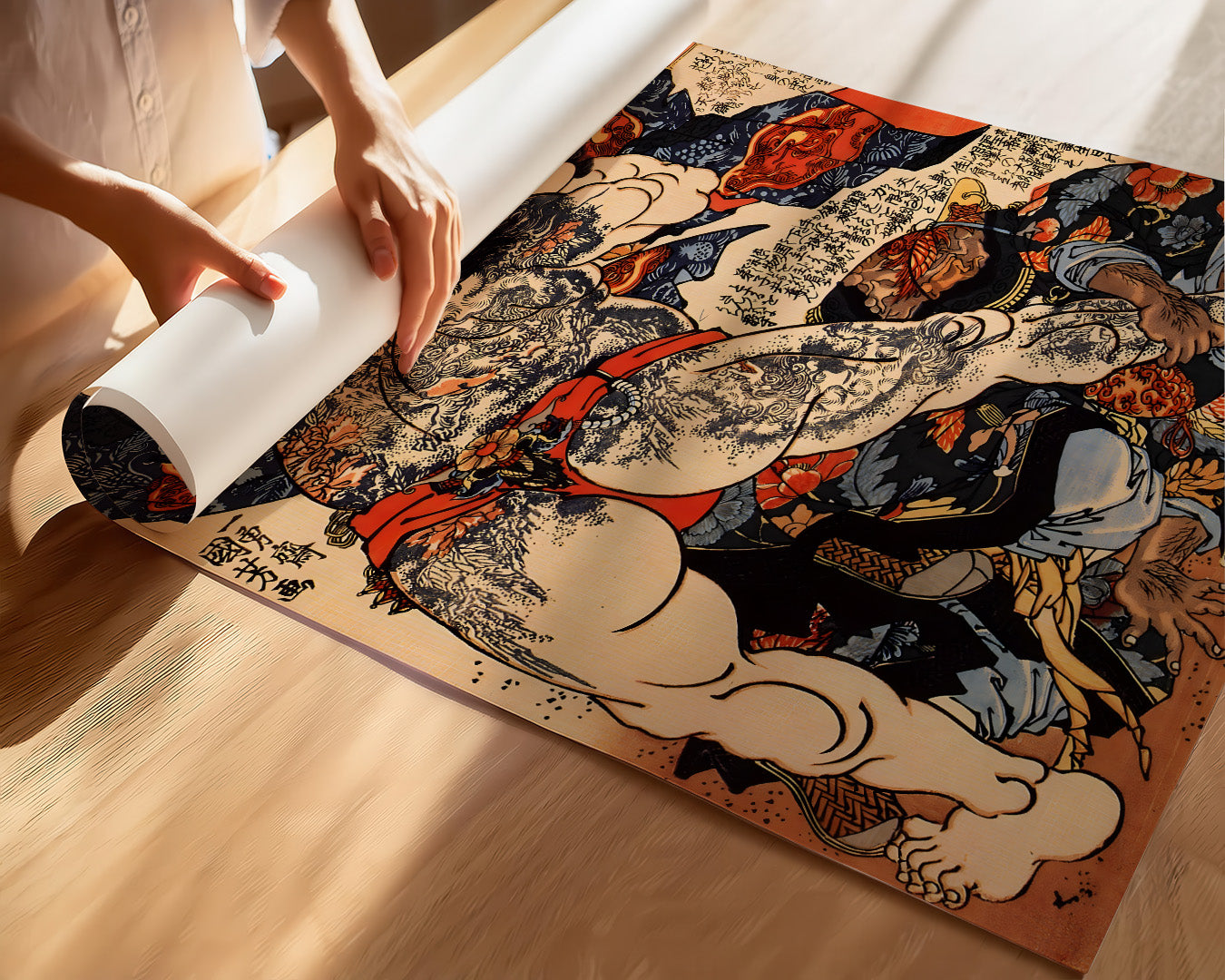 Roshi Ensei One of the 108 Heroes of the Popular Water Margin by Utagawa Kuniyoshi