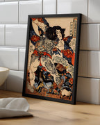 Roshi Ensei One of the 108 Heroes of the Popular Water Margin by Utagawa Kuniyoshi