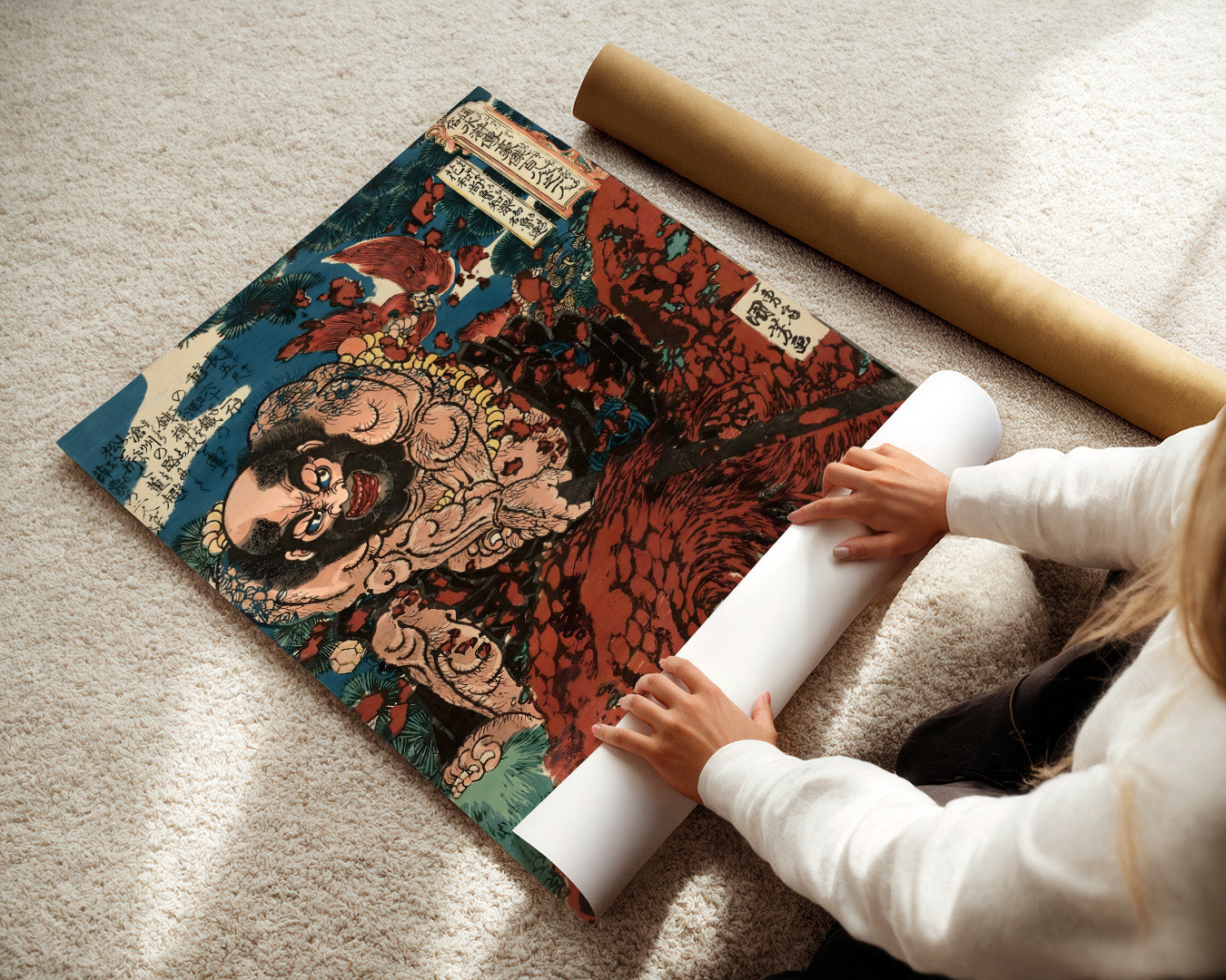 Kaosho Rochishin by Utagawa Kuniyoshi