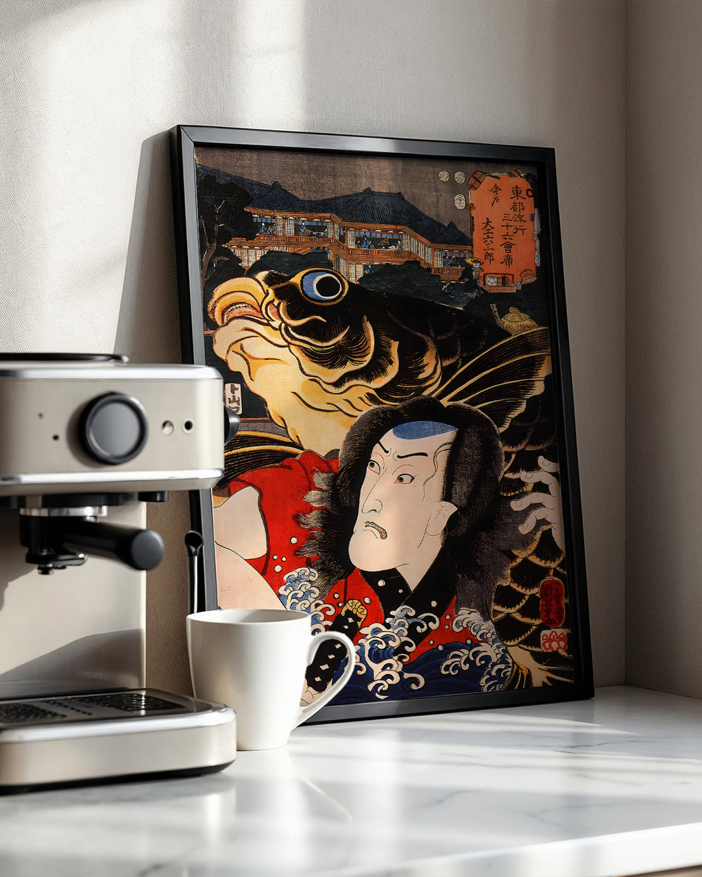 Imado: Daiku Rokusaburō by Utagawa Kuniyoshi
