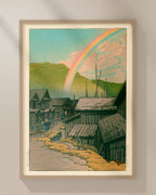 Kanitamachi by Kawase Hasui