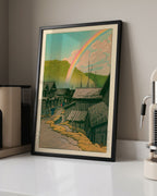 Kanitamachi by Kawase Hasui