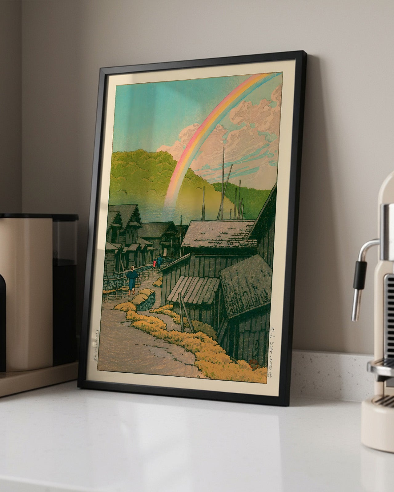 Kanitamachi by Kawase Hasui
