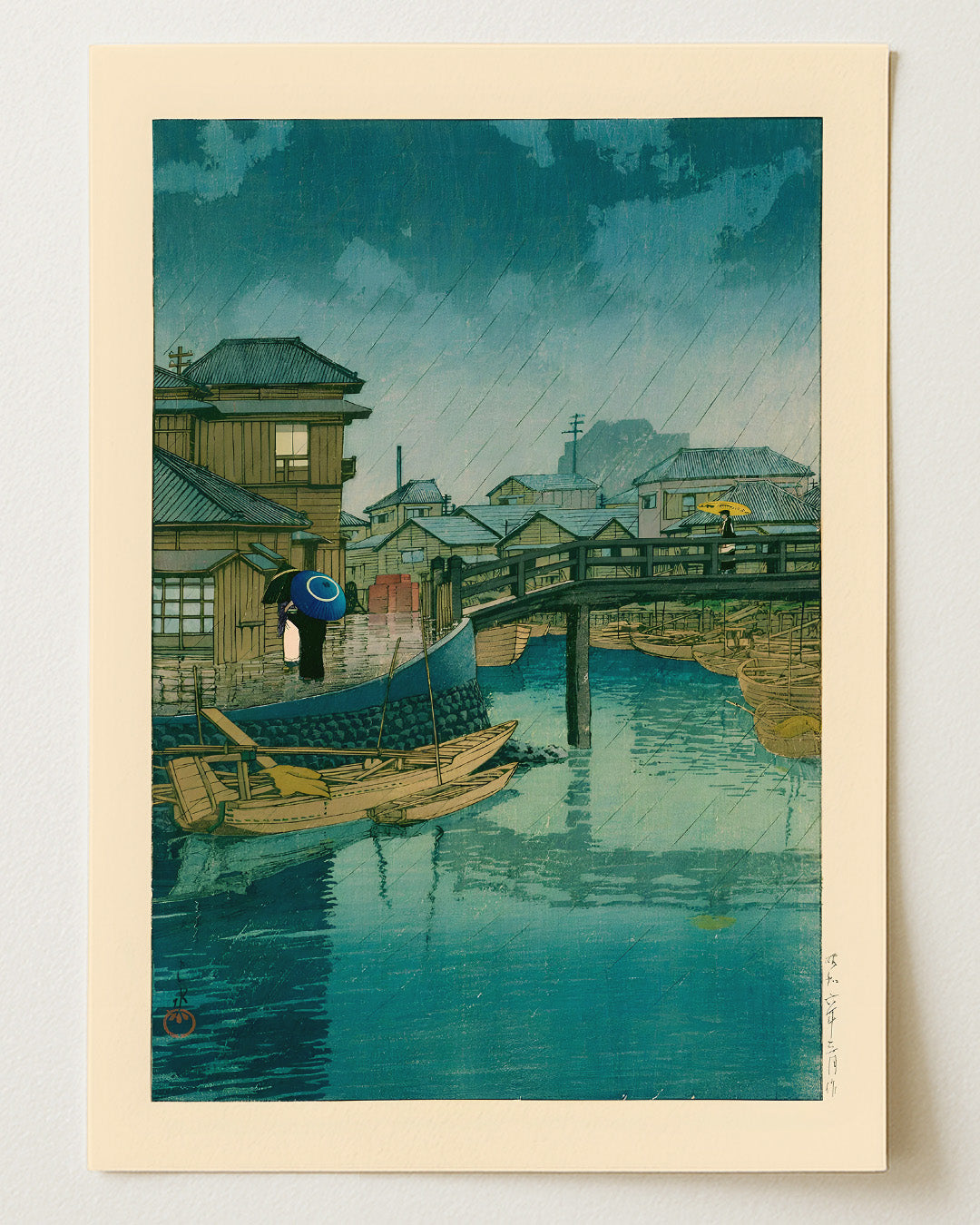 Shinagawa by Kawase Hasui