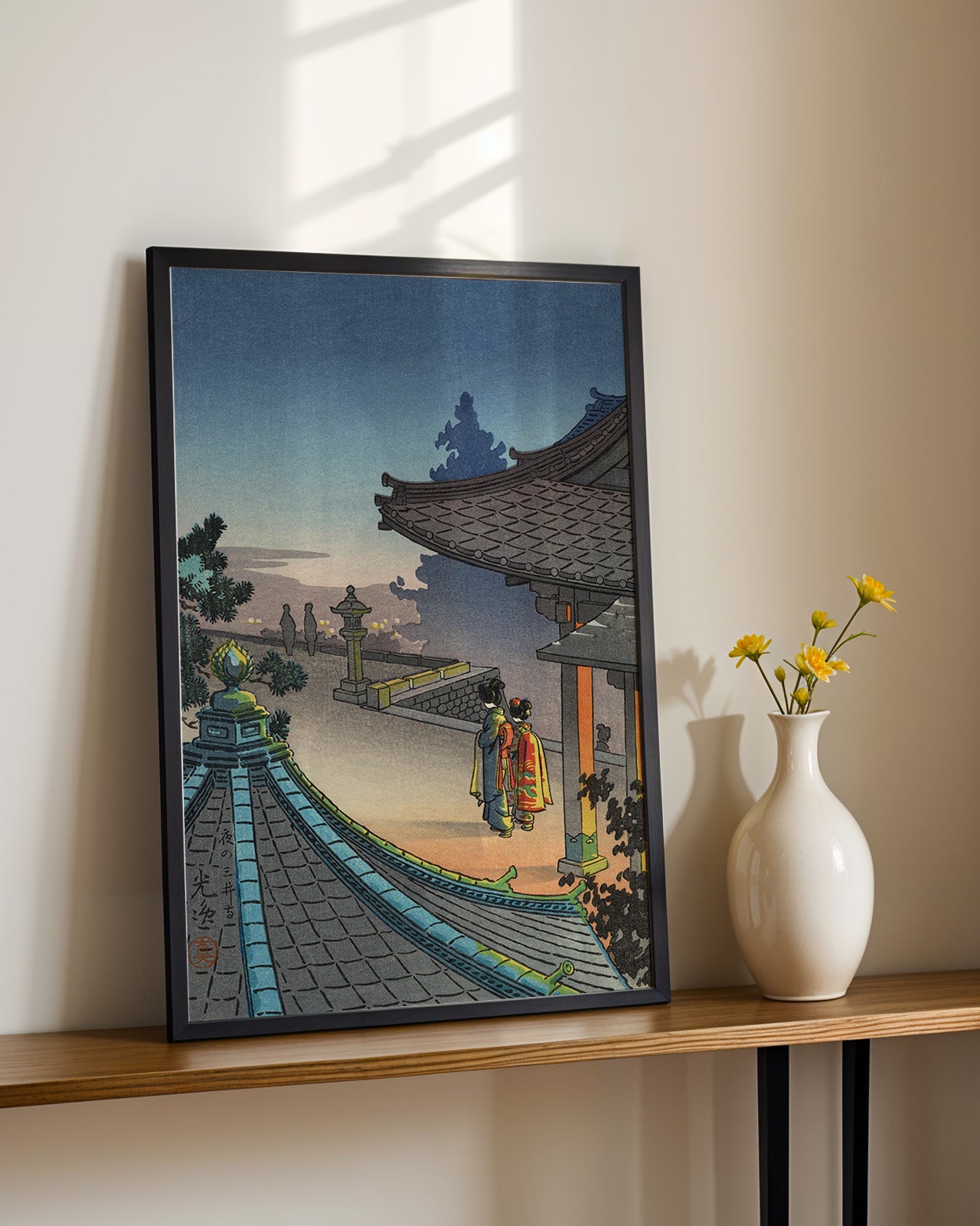 Night at MIIDERA 1937 by Tsuchiya Koitsu