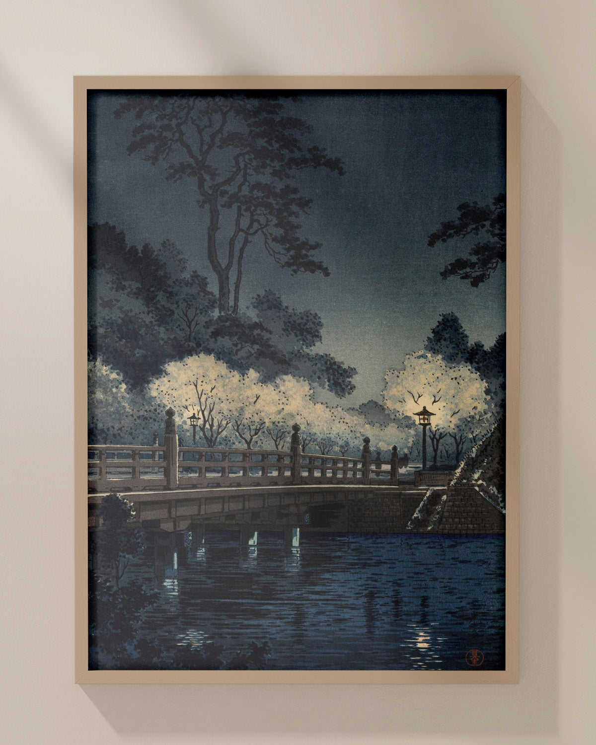 Benkei Bridge 1933 by Tsuchiya Koitsu