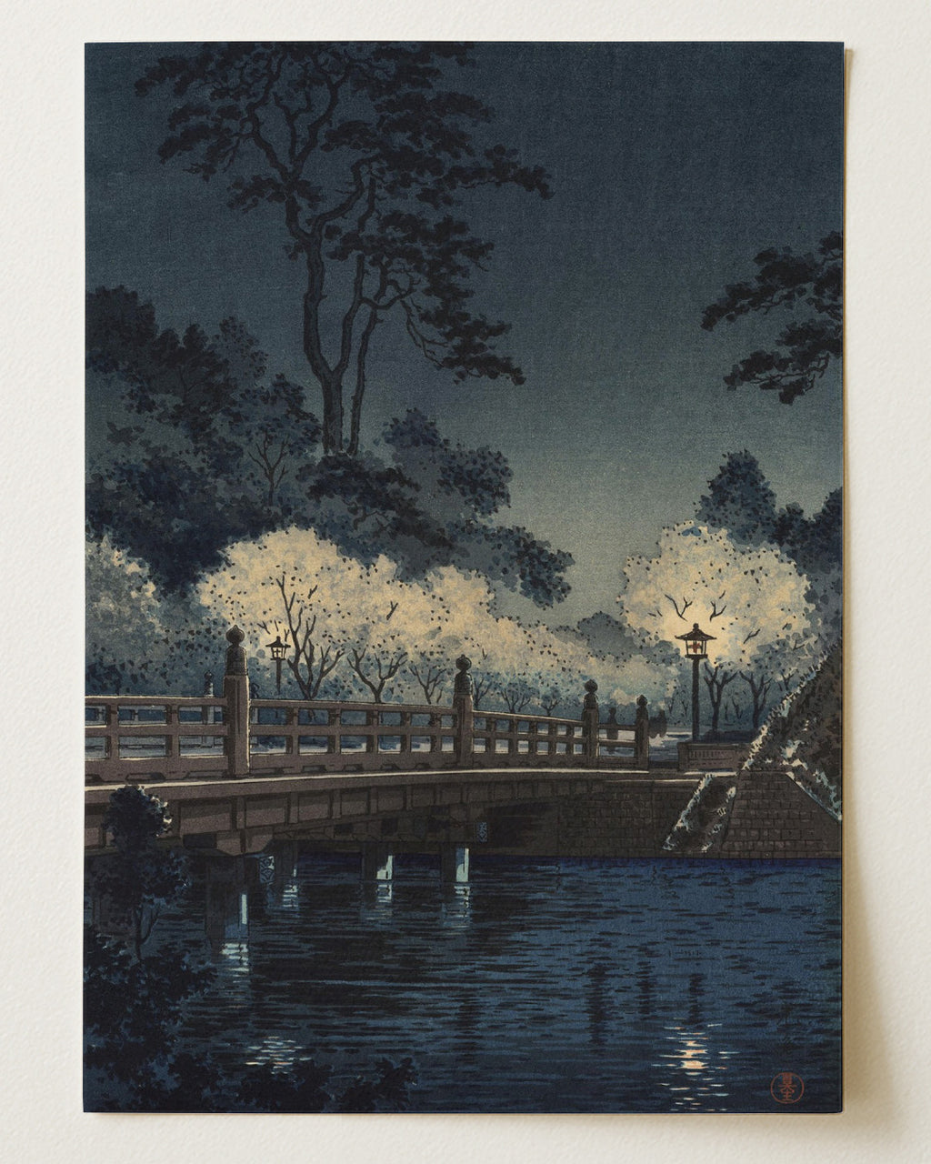 Benkei Bridge 1933 by Tsuchiya Koitsu