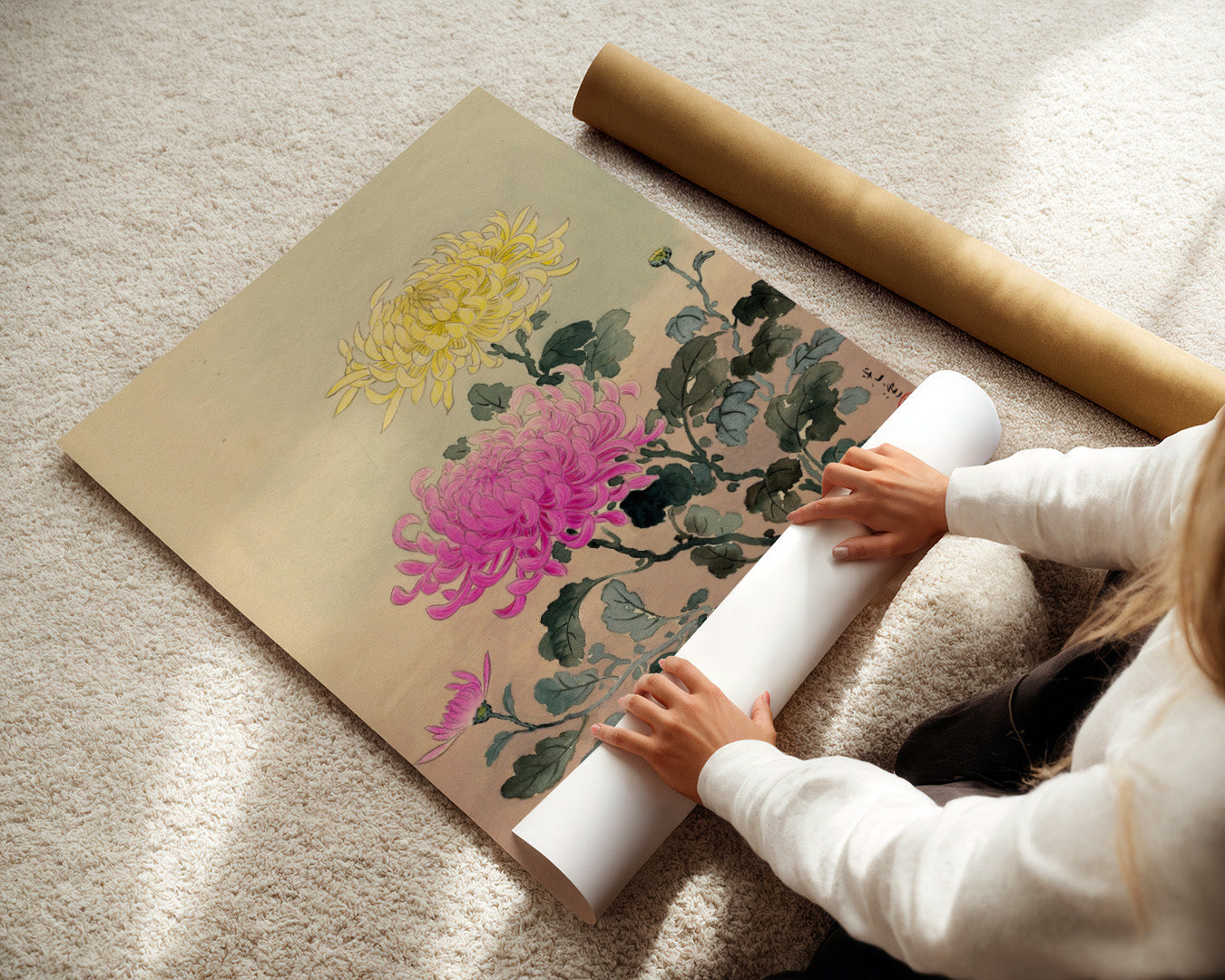 Chrysanthemum 1930 by Tsuchiya Koitsu