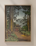 Nikko Futarasan Temple 1936 by Tsuchiya Koitsu