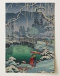 Spring Snow, Kyoto Maruyama by Tsuchiya Koitsu