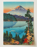 Lake Ashi In The Hakone Hills in Early Autumn 1938 by Tsuchiya Koitsu