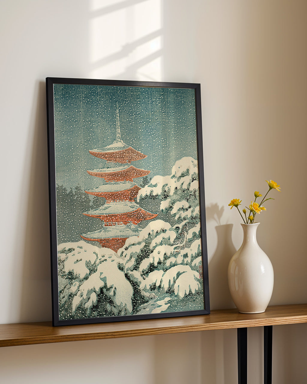 Nikko Pagoda  by Tsuchiya Koitsu