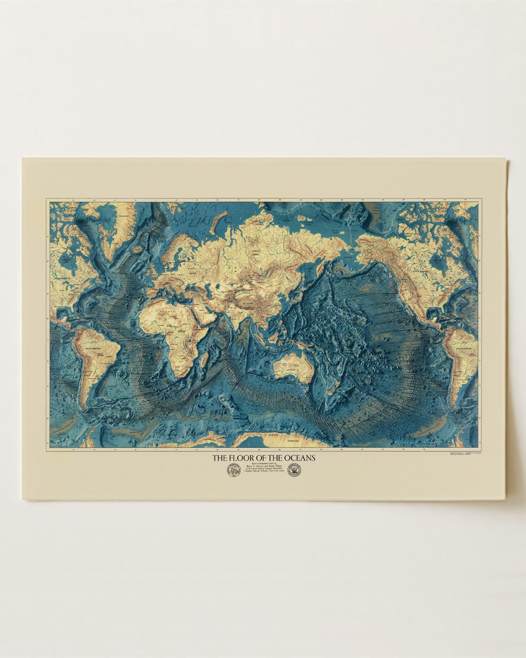 The Floor of the Oceans by Katsushika Hokusai