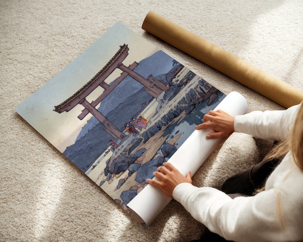 Benten Shrine by Hiroshi Yoshida