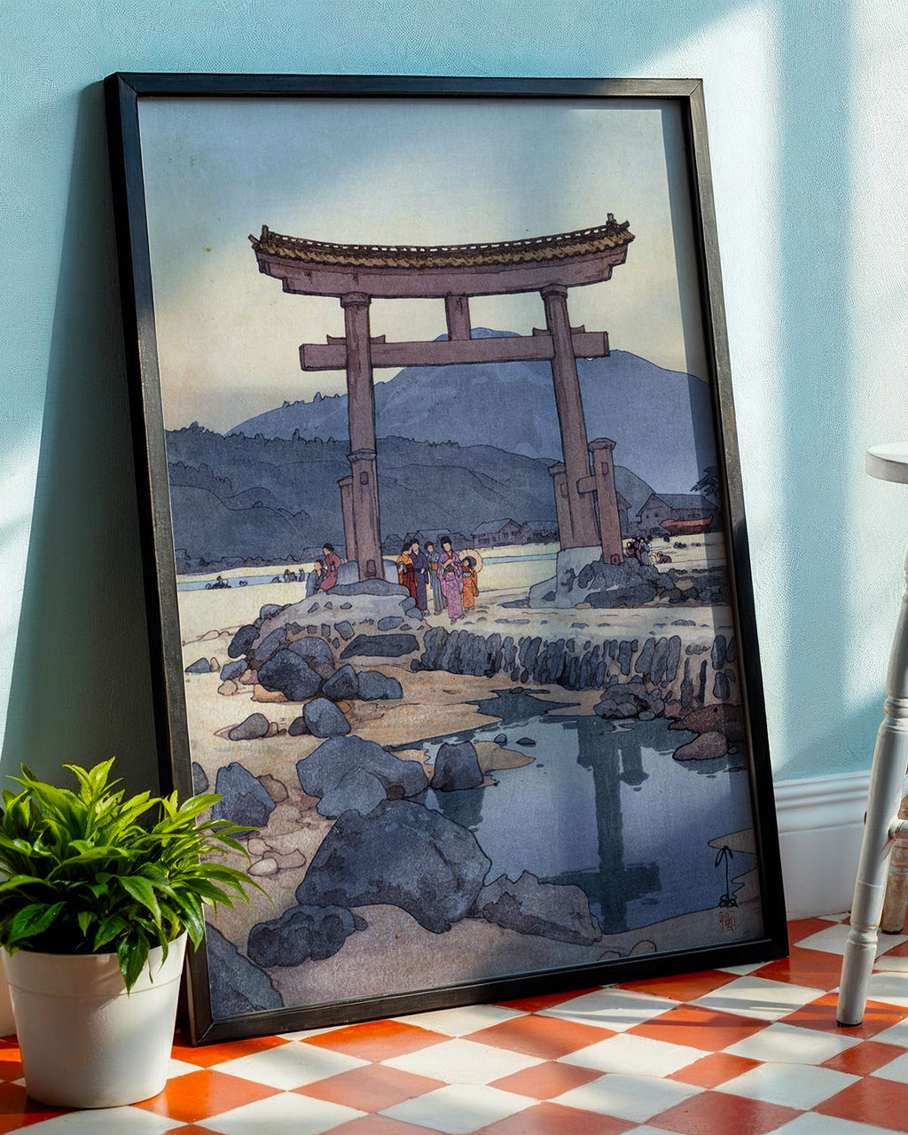 Benten Shrine by Hiroshi Yoshida