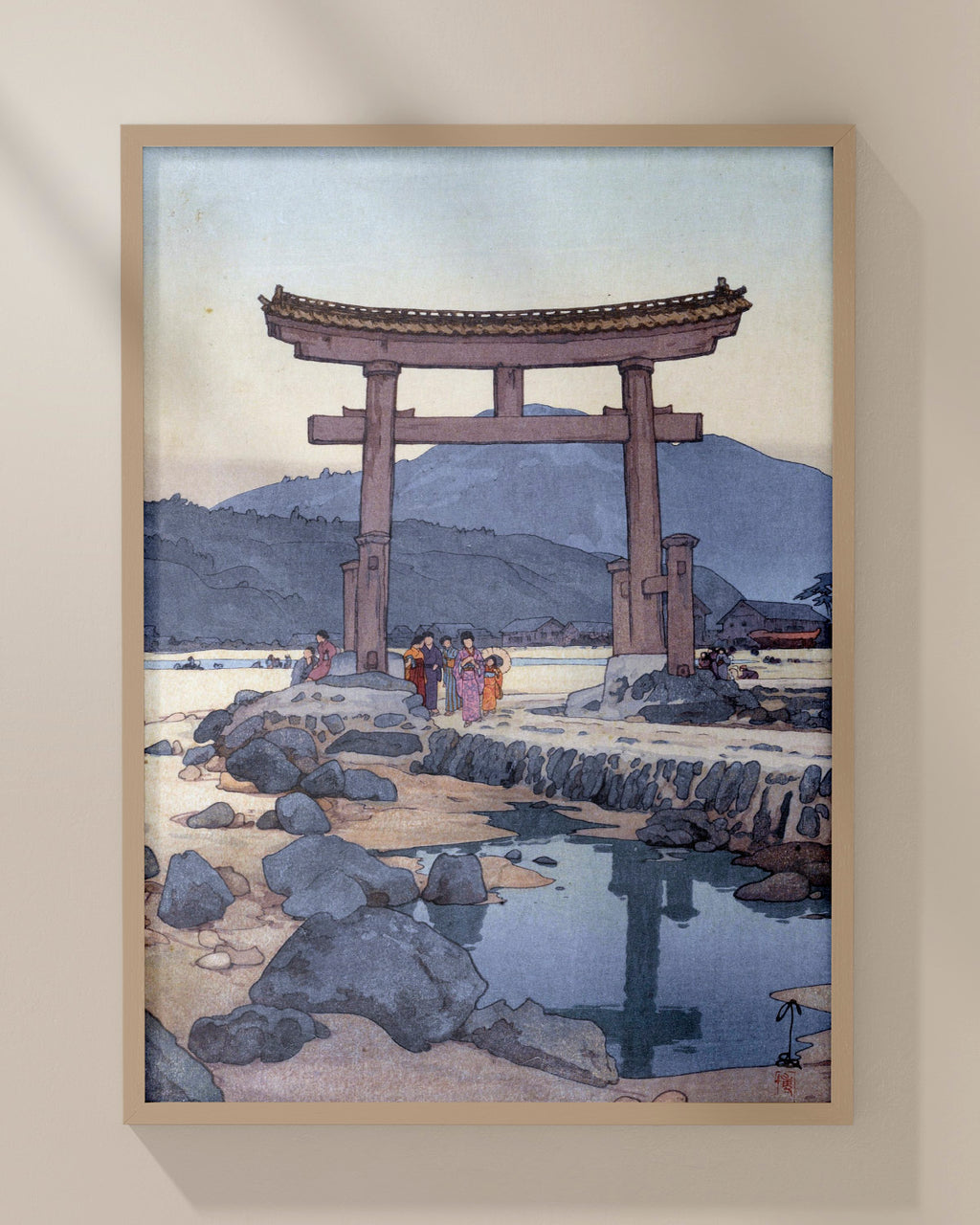 Benten Shrine by Hiroshi Yoshida
