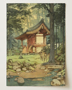 Forest Temple by Hiroshi Yoshida