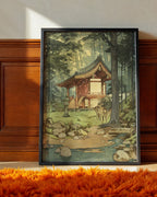 Forest Temple by Hiroshi Yoshida
