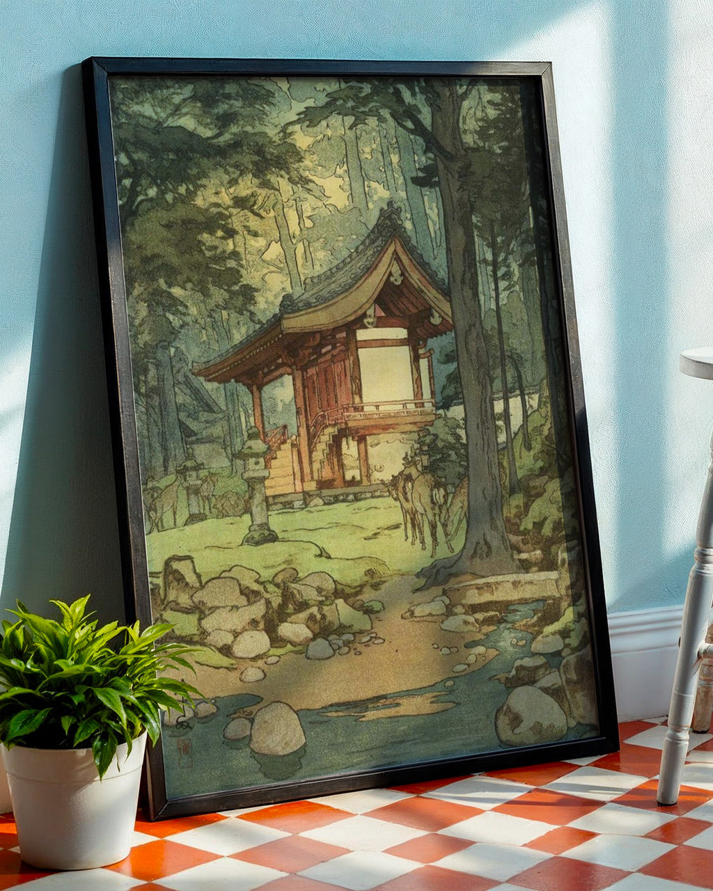 Forest Temple by Hiroshi Yoshida