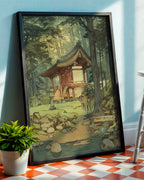 Forest Temple by Hiroshi Yoshida