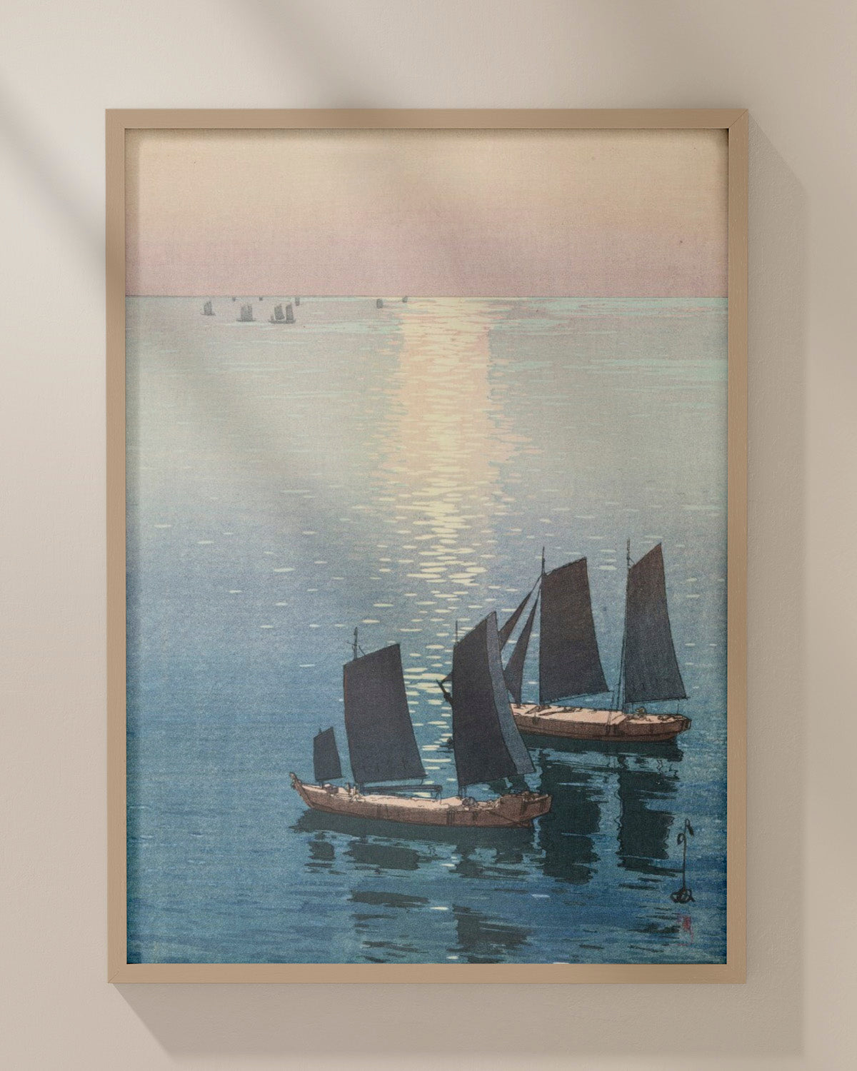 Glittering Sea by Hiroshi Yoshida
