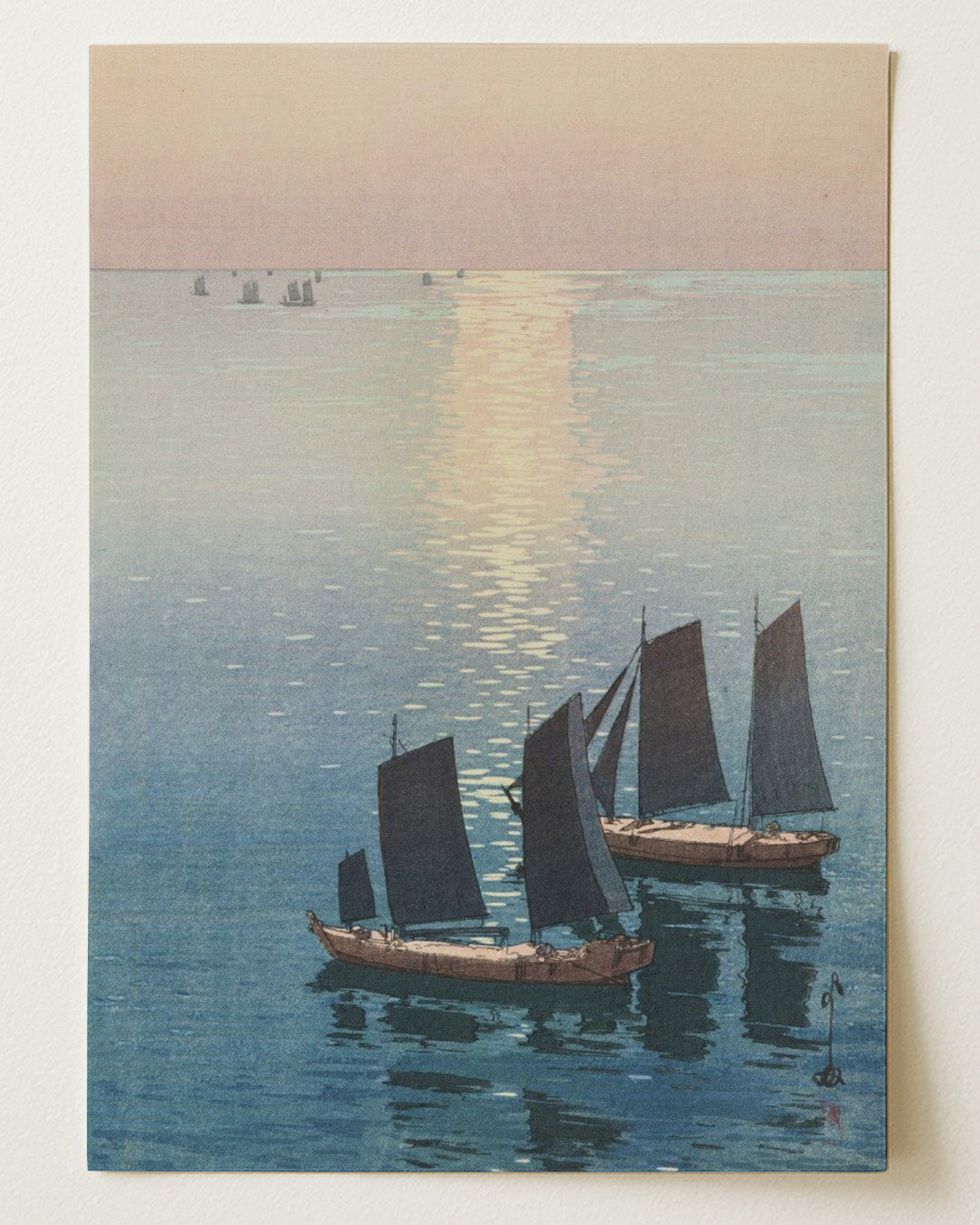 Glittering Sea by Hiroshi Yoshida