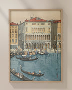 Venice Gondolas by Hiroshi Yoshida