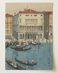 Venice Gondolas by Hiroshi Yoshida