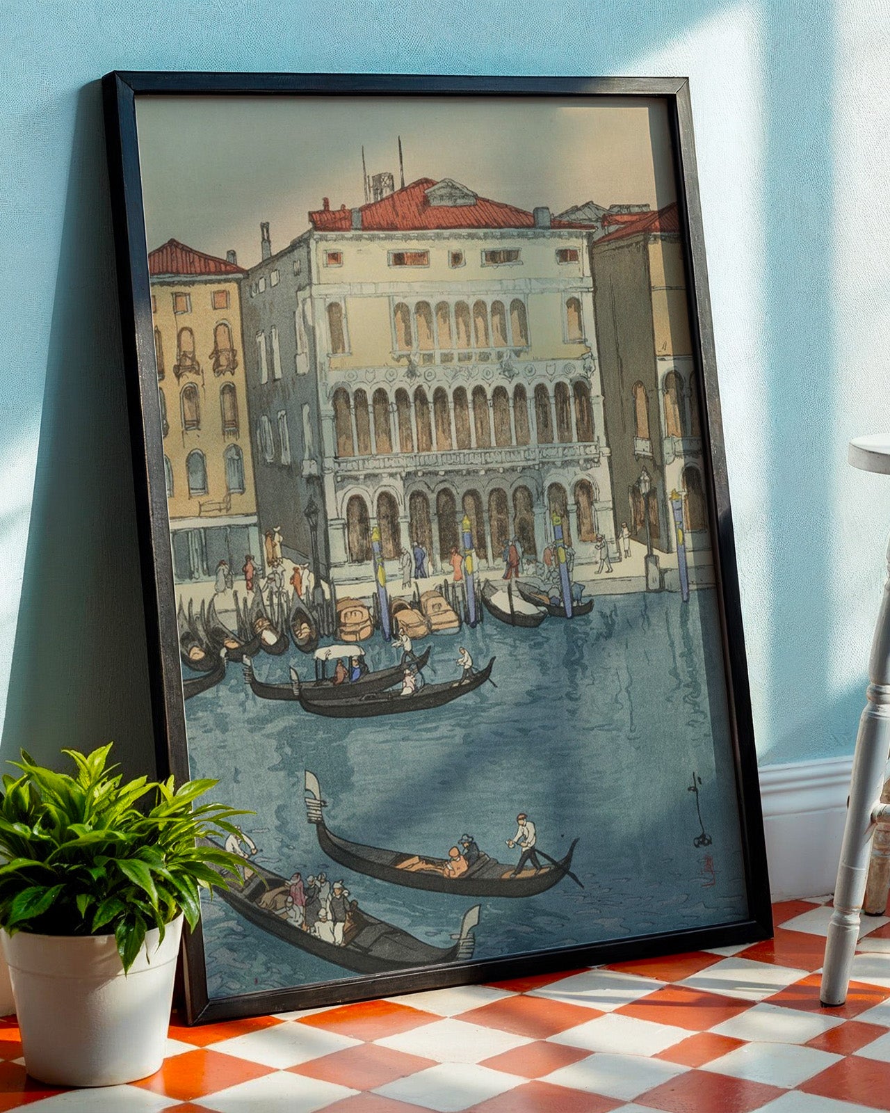 Venice Gondolas by Hiroshi Yoshida