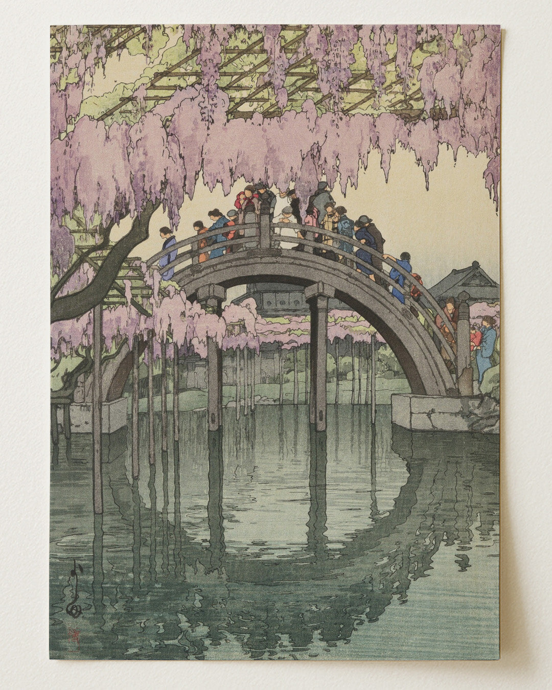 Kameido Bridge by Hiroshi Yoshida