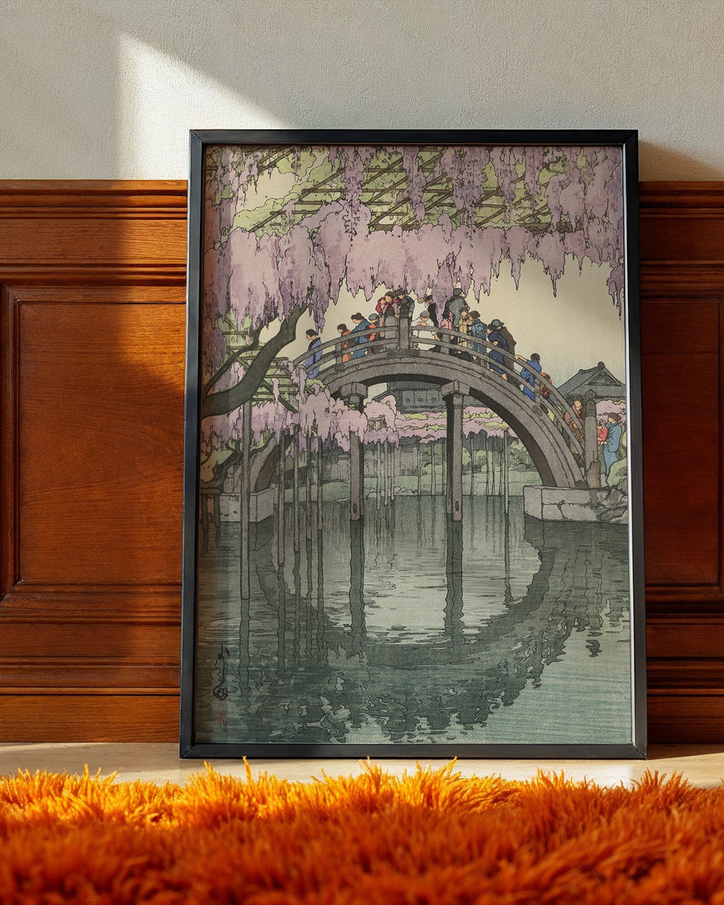 Kameido Bridge by Hiroshi Yoshida