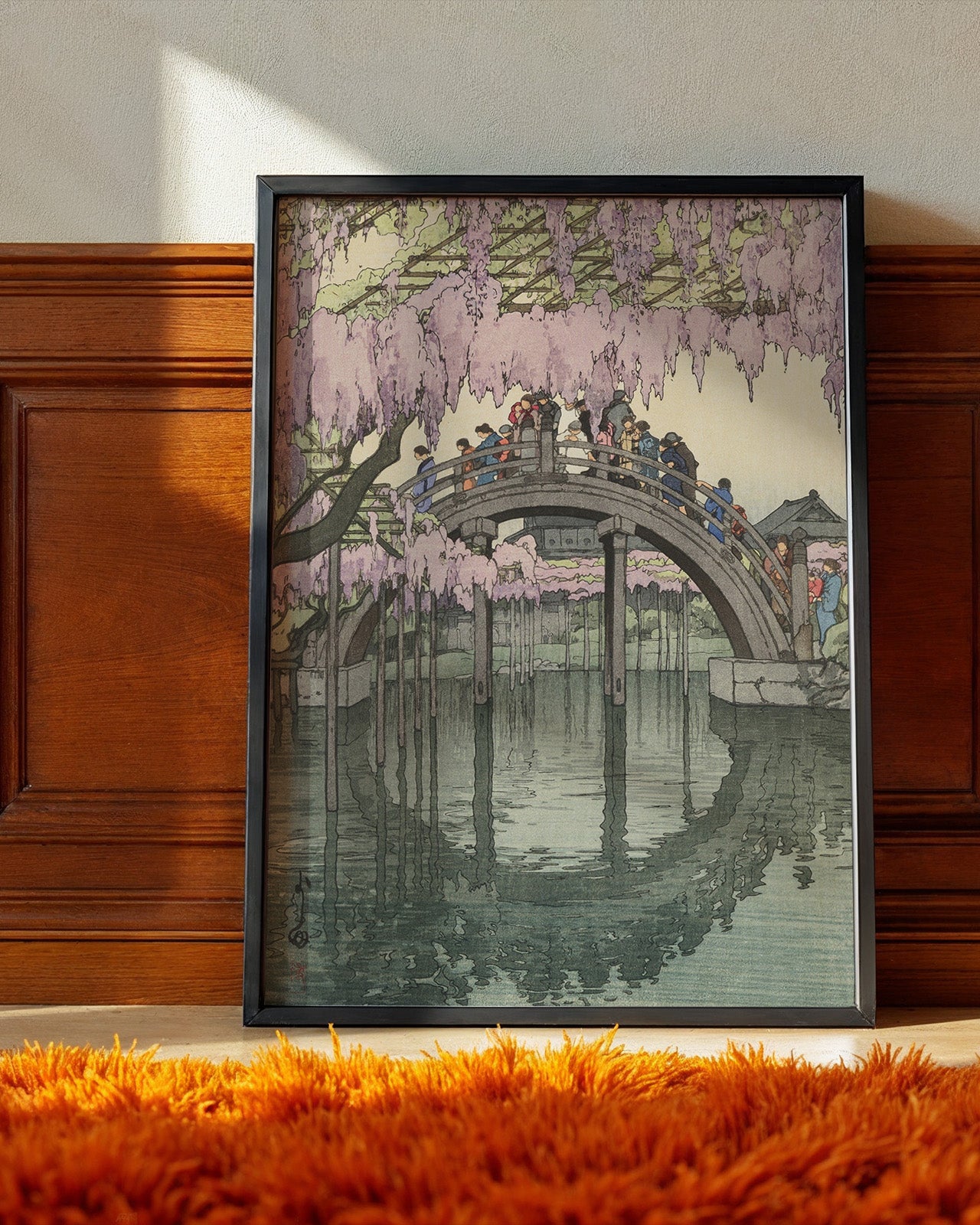 Kameido Bridge by Hiroshi Yoshida