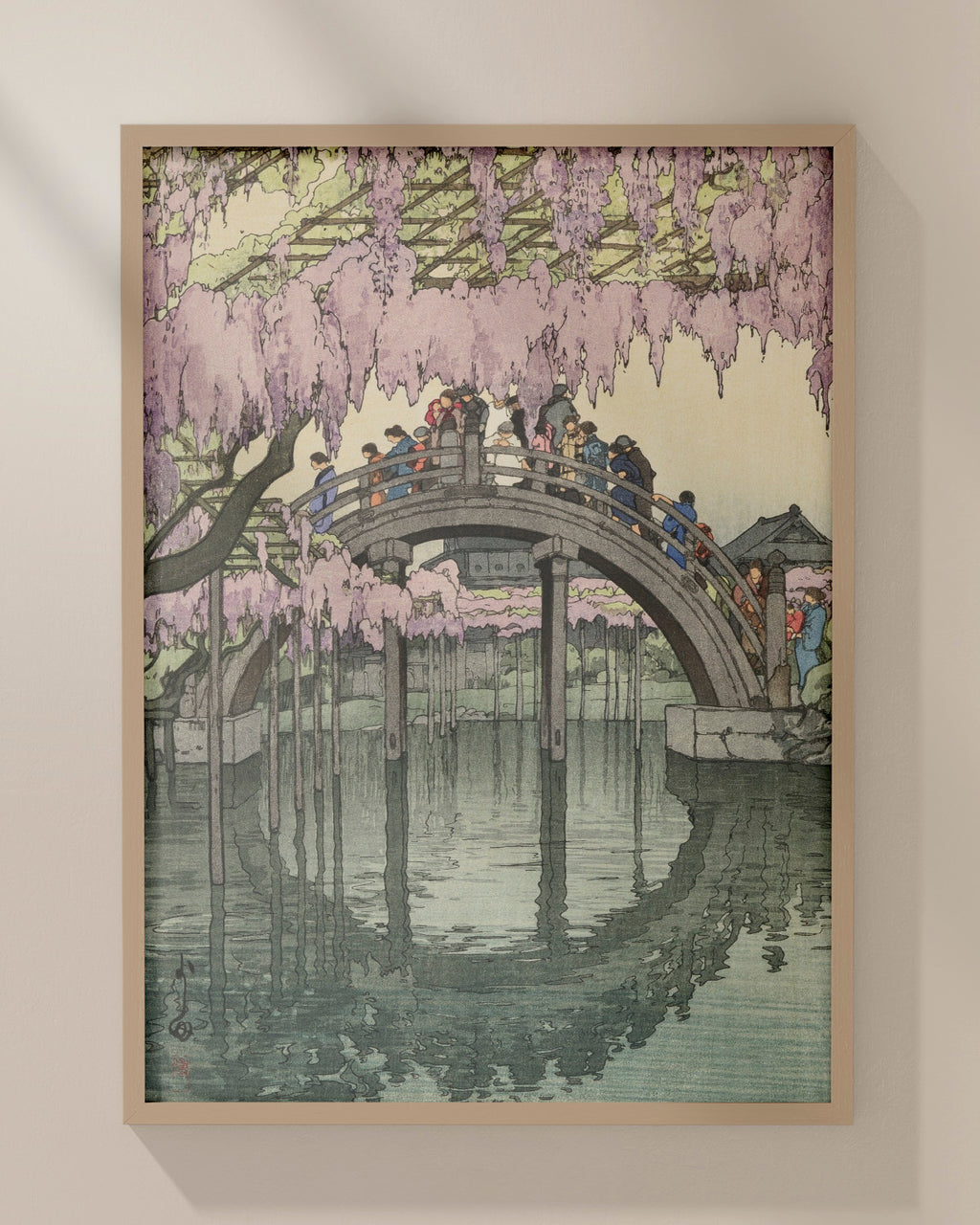 Kameido Bridge by Hiroshi Yoshida