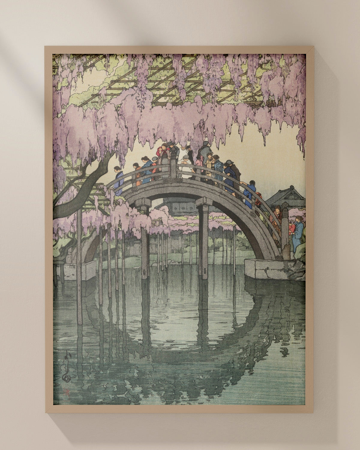 Kameido Bridge by Hiroshi Yoshida