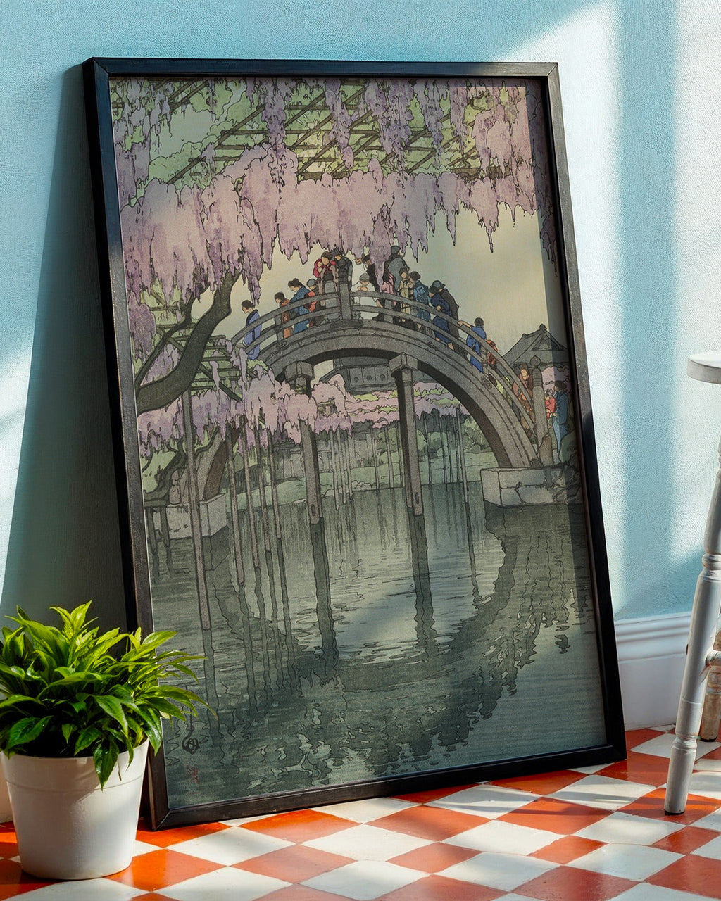 Kameido Bridge by Hiroshi Yoshida