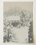 Snow at Nakazato By Hiroshi Yoshida